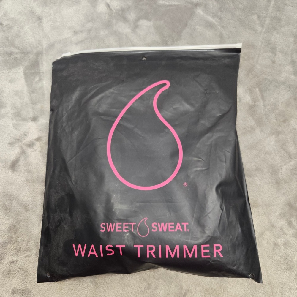 Sweet Sweat Waist Trimmer Medium Black Pink Sports Research SS106A Belt NEW